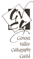 Genesee Valley Calligraphy Guild Logo